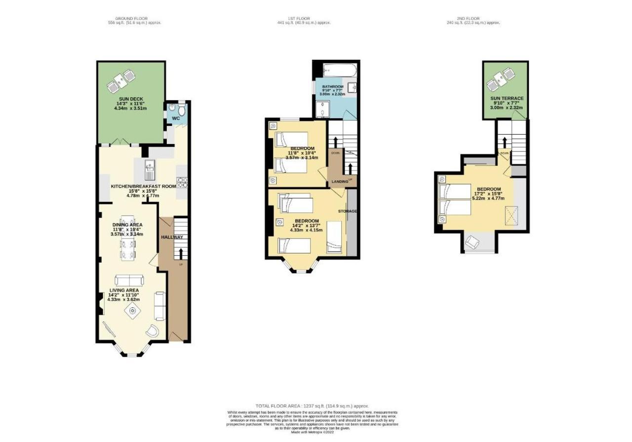 The Townhouse By My Getaways Free Parking Villa Brighton ภายนอก รูปภาพ